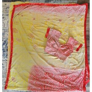 Beautiful Vintage Sari With Matching Blouse